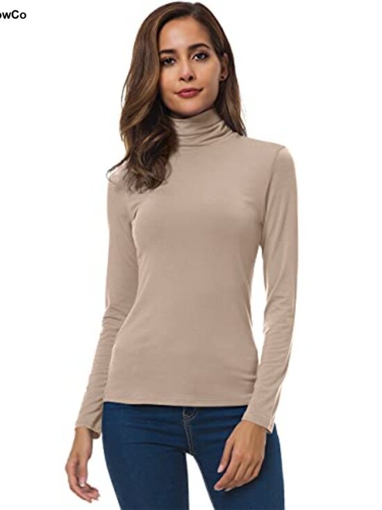 Other - Turtleneck Long Sleeve Slim Lightweight Thermal Base Layer Top